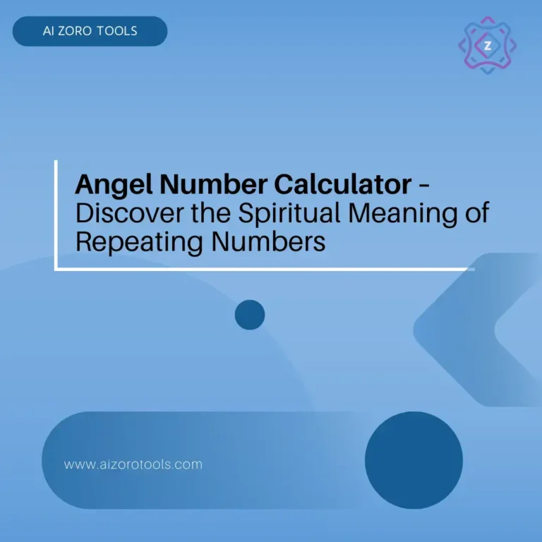 Angel Number Calculator
