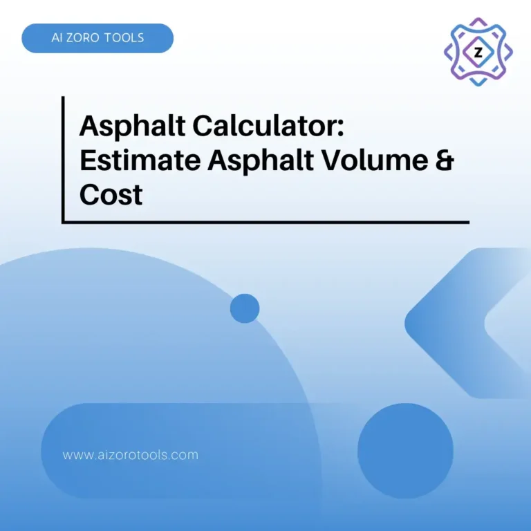 Asphalt Calculator