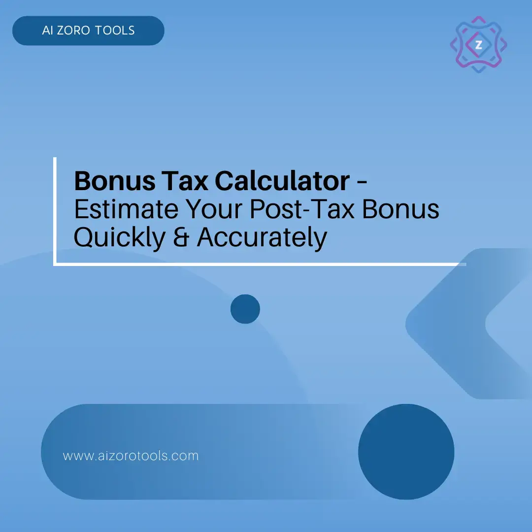 Bonus Tax Calculator