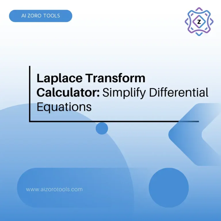 Laplace Transform Calculator