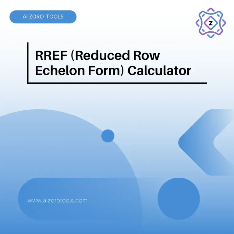 RREF Calculator