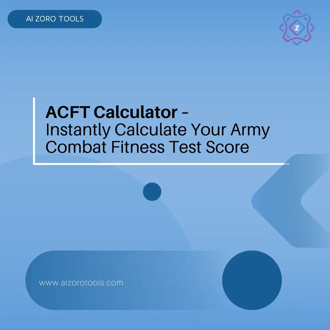 ACFT Calculator