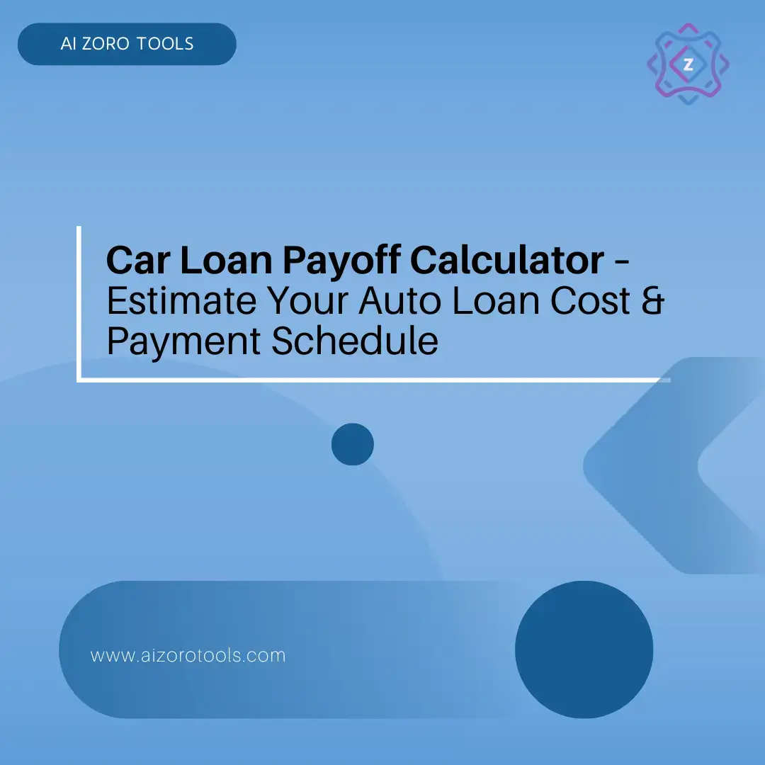 Car Loan Payoff Calculator