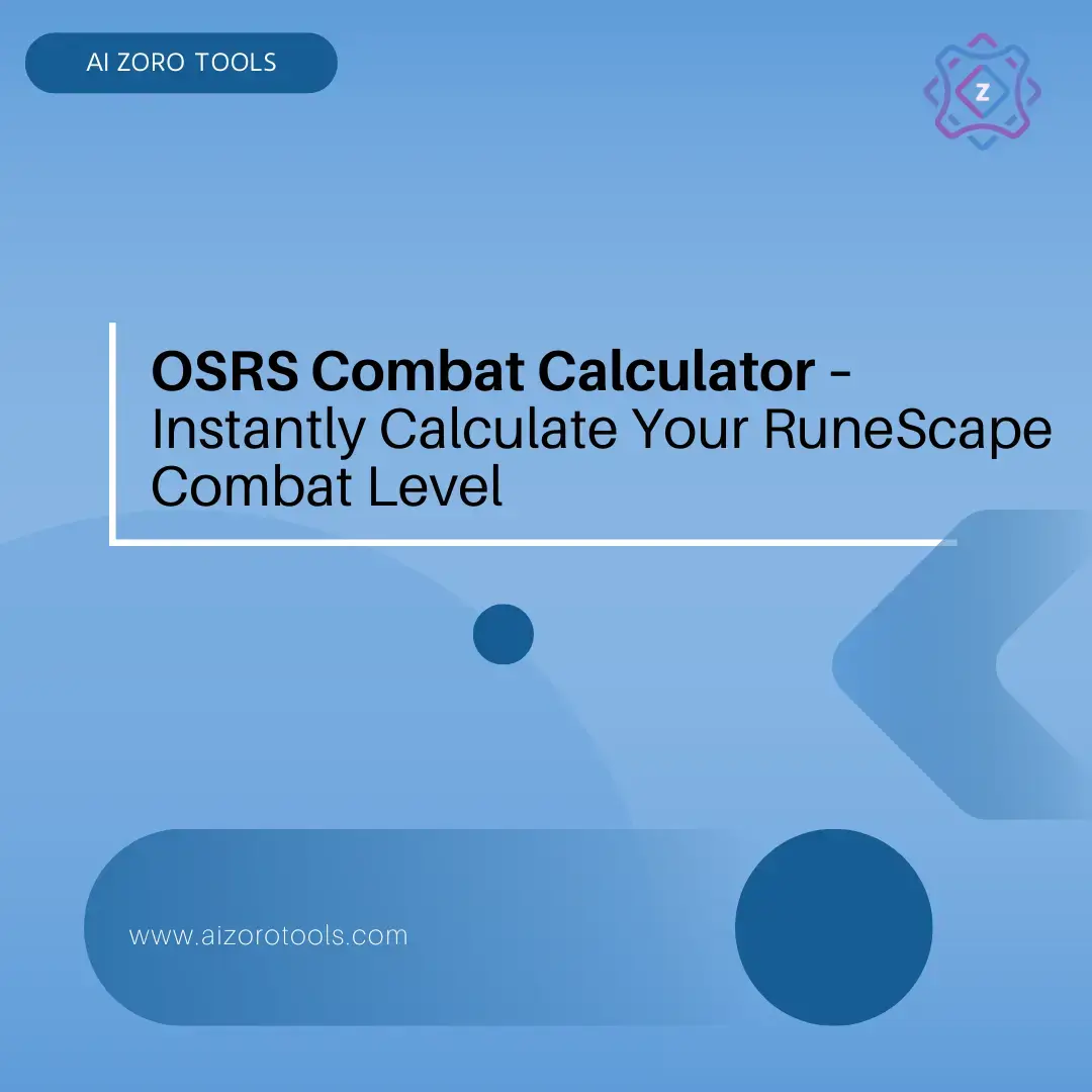 OSRS Combat Calculator