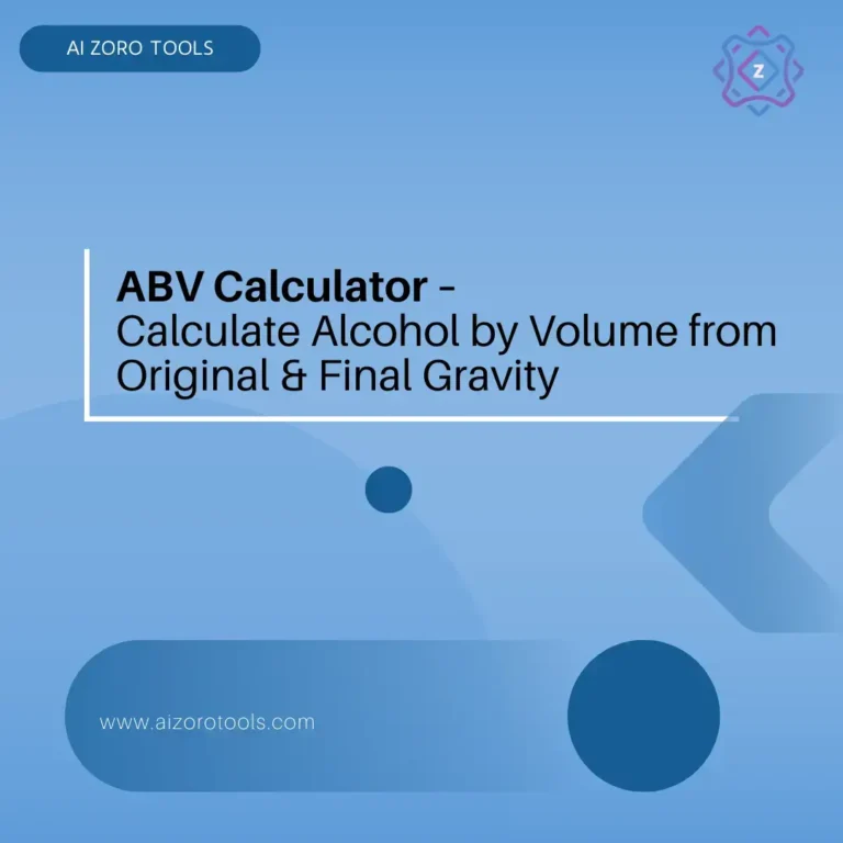 ABV Calculator