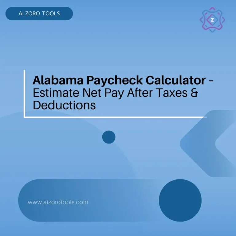 Alabama Paycheck Calculator