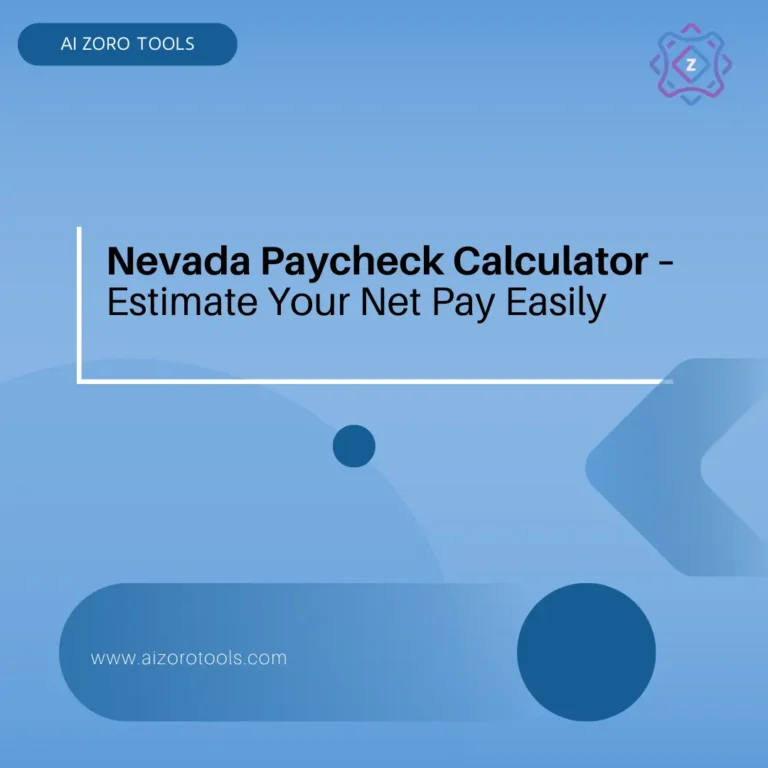 Nevada Paycheck Calculator