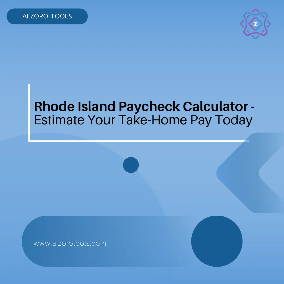 Rhode Island Paycheck Calculator