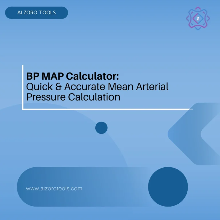 BP MAP Calculator