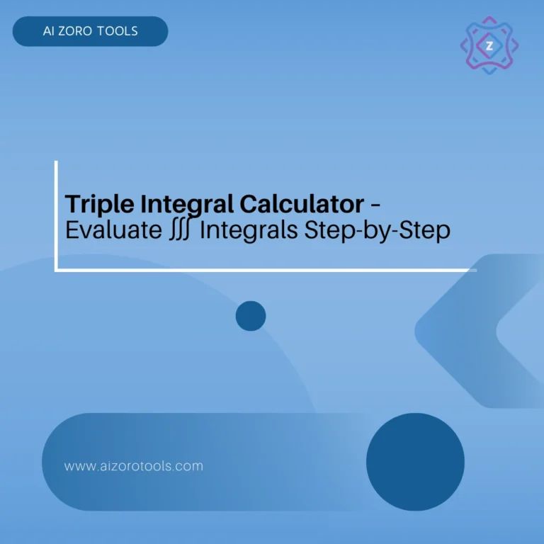 Triple Integral Calculator